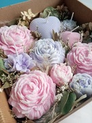 Świece sojowe box upominek prezent 