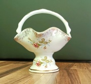 Koszyk porcelanowy różyczki CHODZIEŻ 