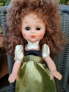 STARA LALKA CZASY PRL PRODUKCJA ZSRR BRĄZOWE WŁOSY 