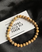 Bransoletka z matowego jaspisu obrazkowego