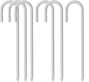 Kotwa gruntowa, zestaw 6 metalowych kołków, 31 cm