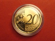 RBI Luksemburg 20 Cent  2015  lustrzanka