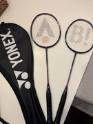 Rakiety do badmintona - 2x Karakal z pokrowcem