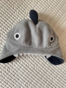 Czapka polarowa jesień zima rekin modny chłopiec 1-3 l
