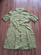 cienka zielona rozpinana sukienka, rozmiar z sukienki 2XL ale to raczej M