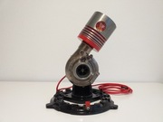 Lampa stołowa. Industrialny styl. Rękodzieło 