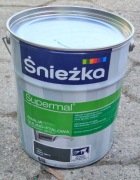 Farba Śnieżka Supermal  emalia Olejno-Ftalowa szary jasny połysk 10L
