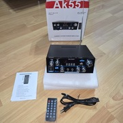 Wzmacniacz 2 x 50W z bluetooth radiem FM i karaoke