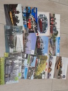 Zestaw pocztówek z tramwajami 