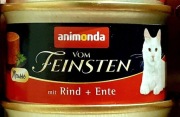 85g Animonda Vom Feinsten Mousse Wołowina Kaczka Karma dla kota