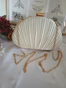 Torebka wizytowa - Plisowana kopertówka 