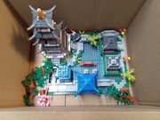 Zestaw z mikro klocków - złożony - wraz z pudełkiem i instrukcją