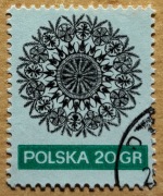 1945, * kasowany, Wycinanki ludowe