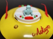 Zabawka kosmiczna UFO METEOR z czasow PRL Działa