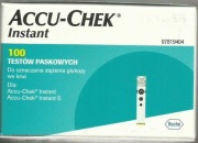 ACCU-CHEK INSTANT - PASKI TESTOWE DO STĘZENIA GLUKOZY WE KRWI, 100 SZT.