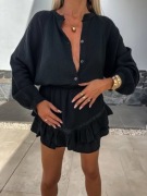 Komplet muślinowy koszula +spodenko-spódnica Mia 02