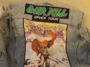 kurtka jeansowa Kreator Endless Pain naszywka thrash heavy metal rock PRL