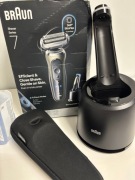 Golarka Braun Series 7 360° Flex + stacja czyszcząca – NOWA