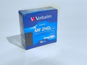 NOWE | retro | zafoliowane dyskietki | 1,44MB | Verbatim DataLife | 10 szt.