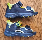 ELEFANTEN sandały sandałki Ulica Sezamkowa granat i oliwka buźki rozmiar 22