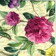 serwetka decoupage róże
