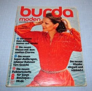 Burda Moden 8/1976 + wykroje Vintage Moda szycie krawiectwo