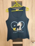 338. Granatowa podkoszulka Snoopy rozmiar S/M