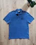 Lacoste Polo Niebieskie Rozmiar 4 Washed Big Croc