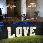 Zestaw hitowych napisów na wesele Love i Led