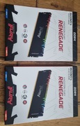 Pamięci RAM 4x16GB 64GB 3600MHz KINGSTON FURY RENEGADE RGB DDR4 NOWE GW
