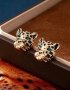 Kolczyki sztyfty w kolorze złotym z cyrkoniami