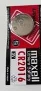 Maxell bateria litowa 90mAh CR2016 do kalkulatora wagi łazienkowej  1szt.