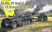 224 DRAGON 6939 Sd. Kfz. 10 Ausf. A w/10.5cm leFH18/40