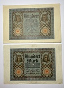 Lot 6 2 banknoty Niemcy 1920 Stan BD