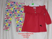 Komplet dla dziewczynki- rozmiar 68