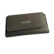 Portfel zielony CharmFaschion duży 19 x 10 cm 