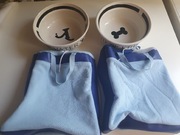 2 szt Worki torba na miski dla psa do transportu 