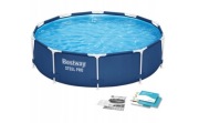 Ogrodowy basen stelażowy Steel Pro Bestway 305 x 76 cm Plus Pompa 