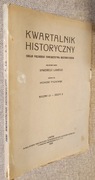 Kwartalnik Historyczny LII zeszyt 2  1938r.