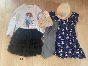 122 128 6-7L MEGA PAKA 24 sztuki H&M Zara F&F też NOWE