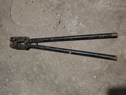 zabytkowe duże solidne nożyce do cięcia drutu