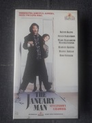 kaseta wideo VHS The January Man Styczniowy człowiek K. Kline sprawna