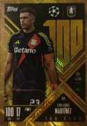 TOPPS MATCH ATTAX EXTRA 2025 NR 334 EMILIANO MARTINEZ 100 CLUB