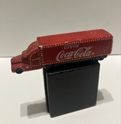 ceramiczna figurka dla fanow coca cola enjoy vintage podniszczona tir