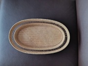 Pleciony koszyczek - taca 32x19 cm