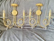 Kinkiet Orion violetta złote 