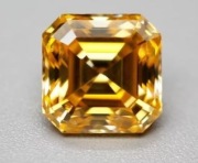 Diament Moissanit Złoty Asscher 6x6mm- 1CT VVS1-D