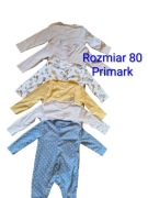 Zestaw pajacyków rozmiar 80