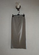 Długa szara popielata spódnica ołówkowa do kostek Sinequanone 38