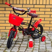 Rowerek 12 cali Spiderman czerwony i niebieski 